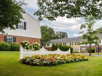 Inviting green courtyards